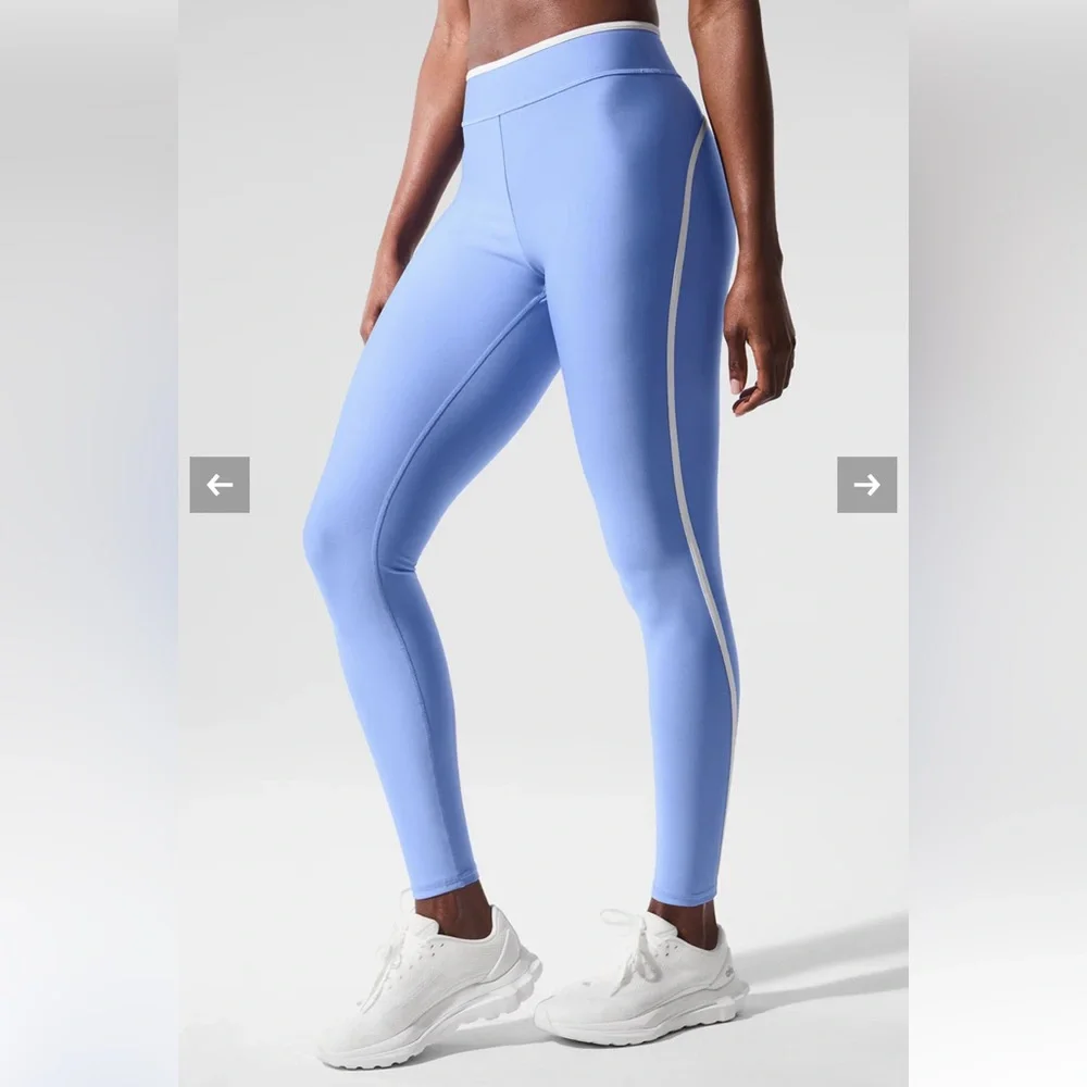 Stylish Light Blue Women's Leggings
